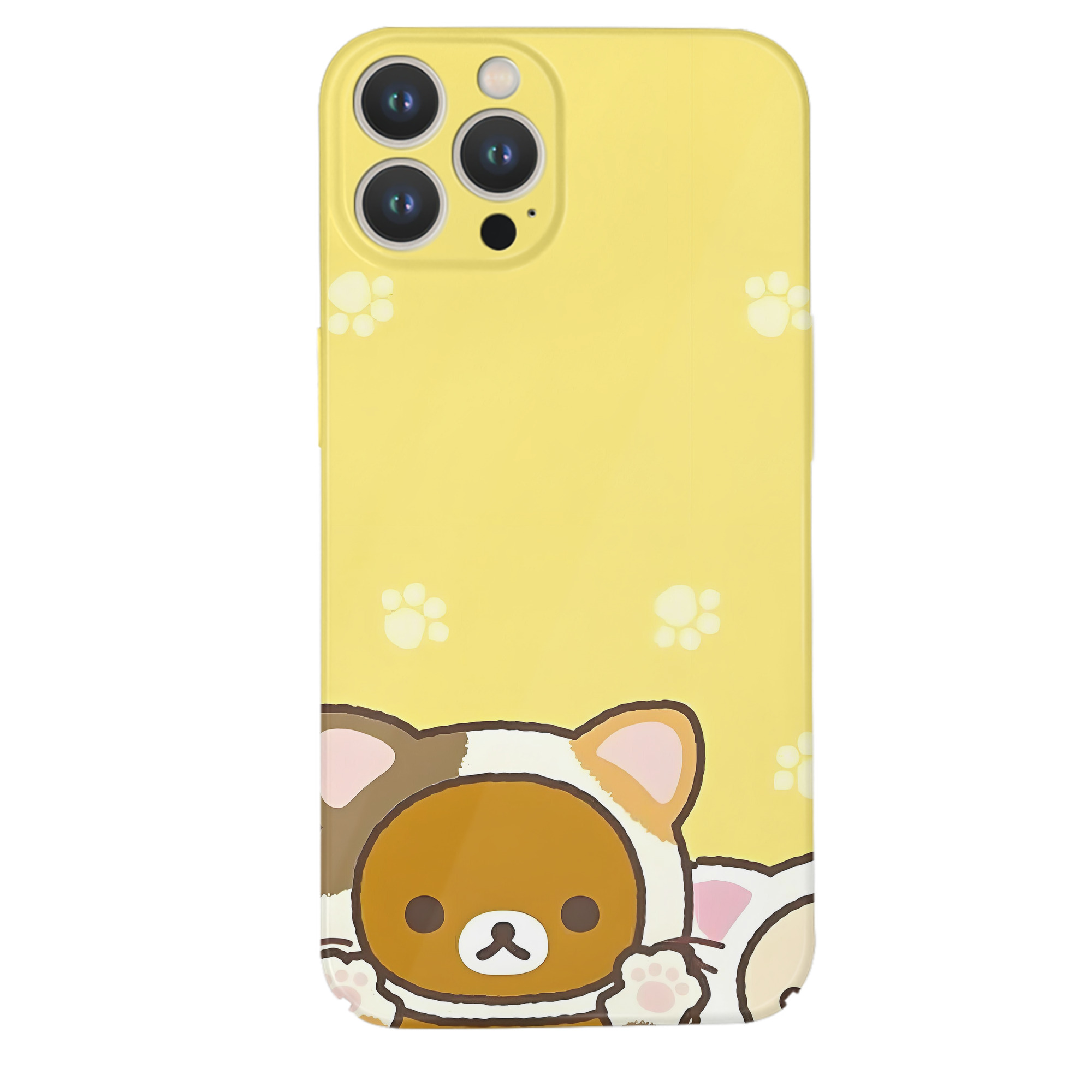 （画像用） リラックマ リラックマ キイロイトリ Rilakkuma Korilakkuma Kiiroitori 【iPhone 14シリーズ対応】ハードケース